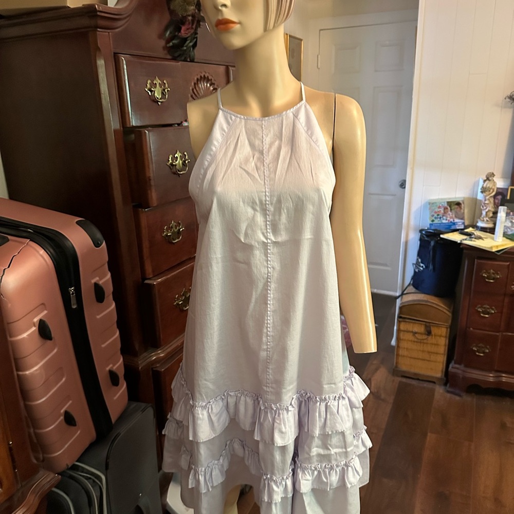 Rebecca Taylor Light Lavender Mini Dress